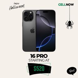 iPhone 16 pro starting at $520