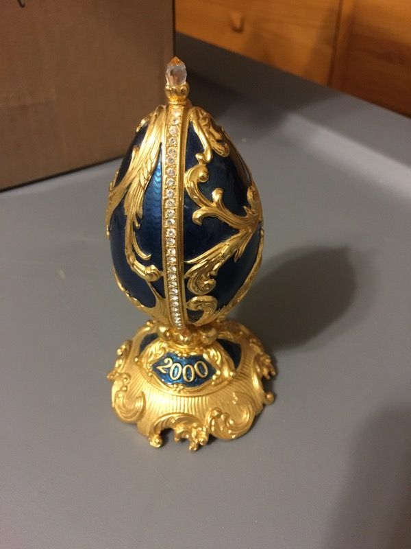 Russian Imperial Faberge Egg - 2000 Millennium