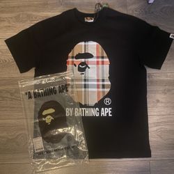 Bape Shirt Burberry Size M