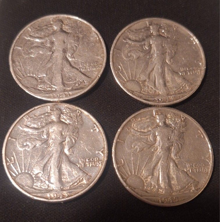 Walking Liberty Silver Half Dollar Coins