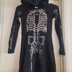 Skeleton Fleece Dress 