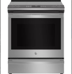 GE Profile PSS93YPFS 30" Slideln Smart Electric Range with 4 Radiant Heating Elements