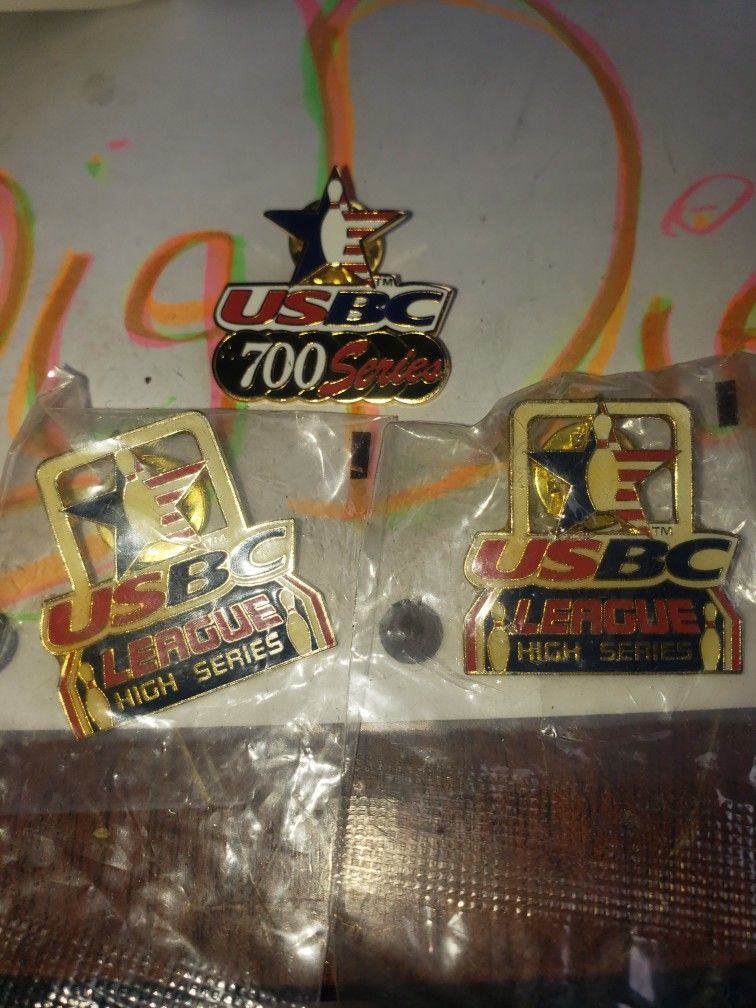 Usbc Bowling Lapel Pins