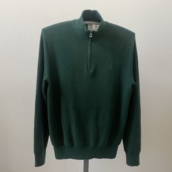 Polo Ralph Lauren Green 1/4 Zip Sweater - Men’s Size M