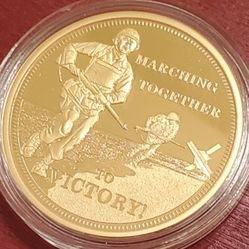 Marching Together To Victory Dwight D Eisenhower Coin