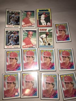 Pete Rose Baseball Cards (15 Cards)