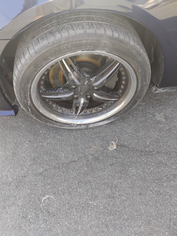 18 In Foose Rims Trade For Lexus Gs350 Stock 18s Part