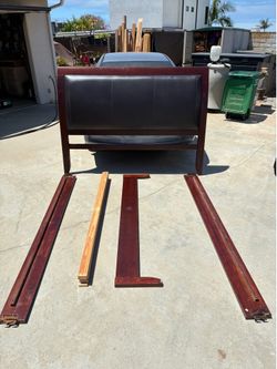 CAL KING SOLID WOOD BED FRAME