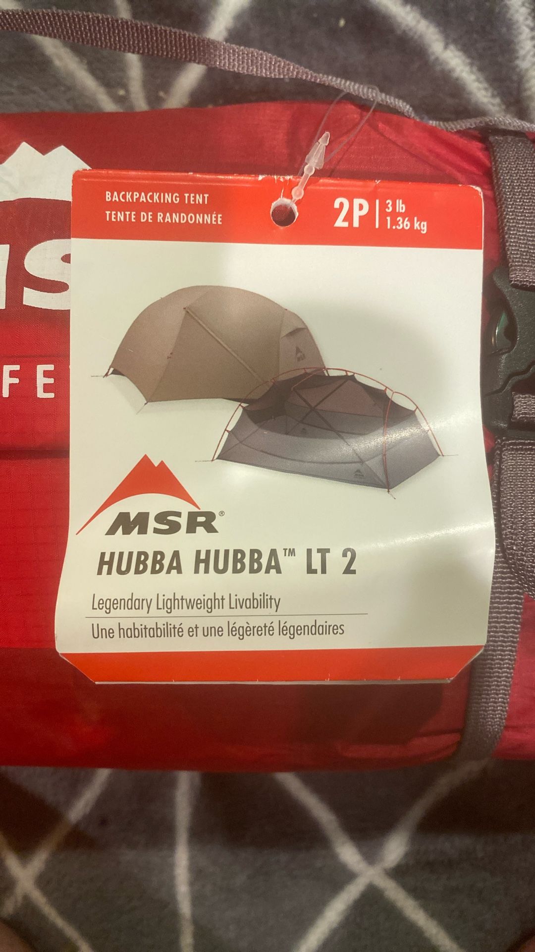 MSR Hubba Hubba LT2 Two-person Ultralight Backpacking Tent