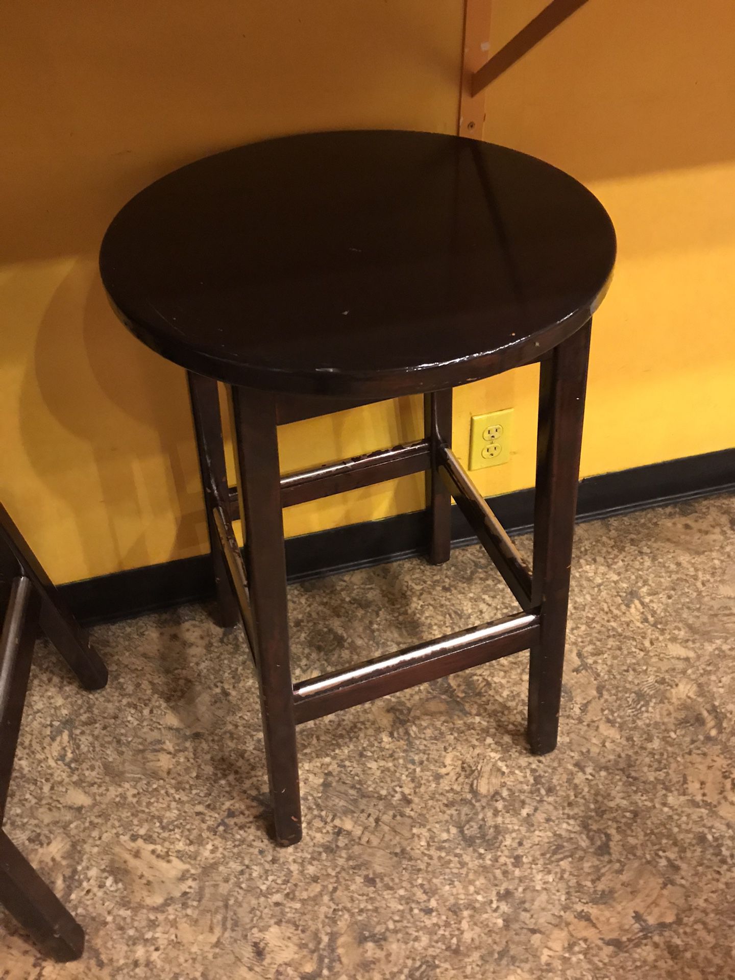 7 Wood bar stools