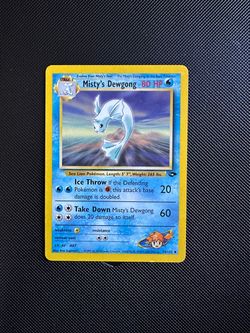 Misty's Dewgong Pokémon Card 54/132