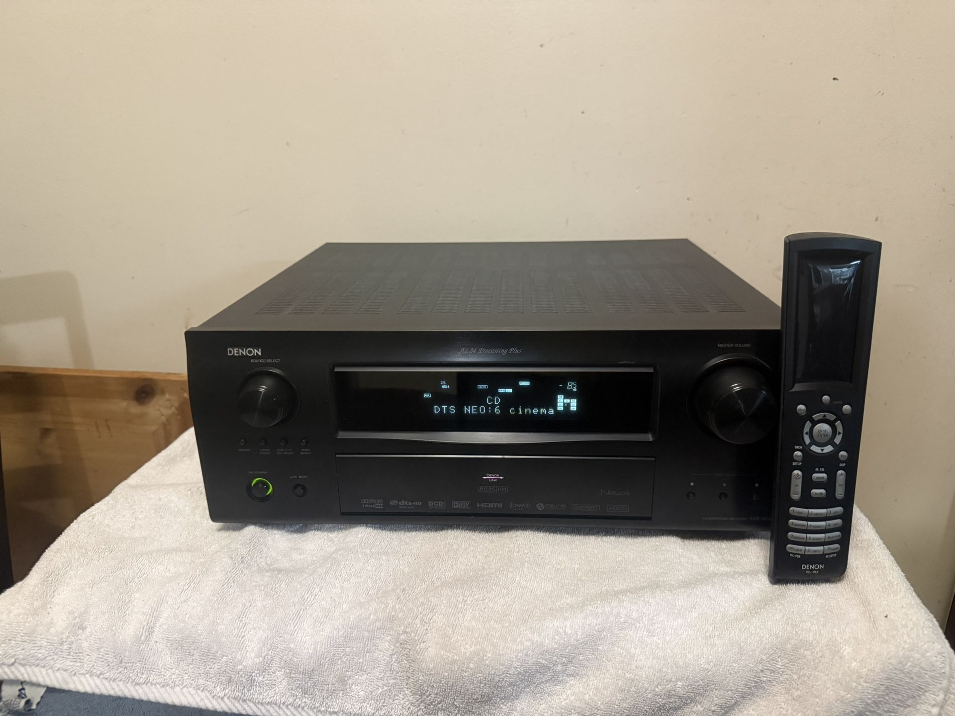 Denon AVR-3808CI 7.1-Channel Home Theater Receiver w/  Made In Japan