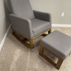 Rocking chair with foot rest