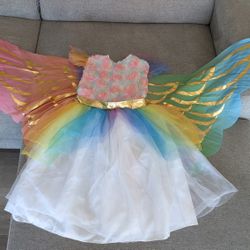 Rainbow Unicorn Dress With Lights 