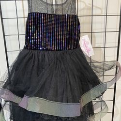 Black Girls Dress Sz 6