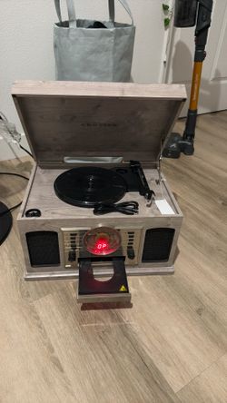Record Player - CD Player, Radio Player, Cassette Player, and Bluetooth Player