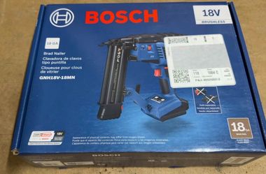 Bosch 18v cordless 18ga nail gun NIB