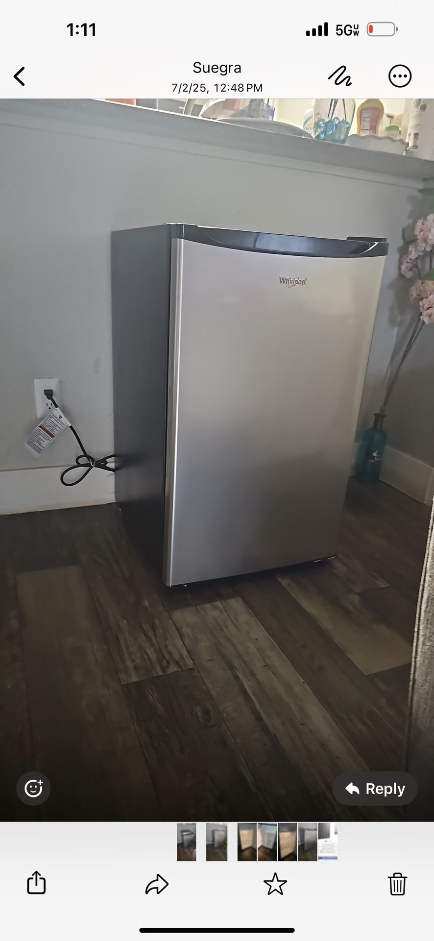 Whirlpool Mini Fridge 