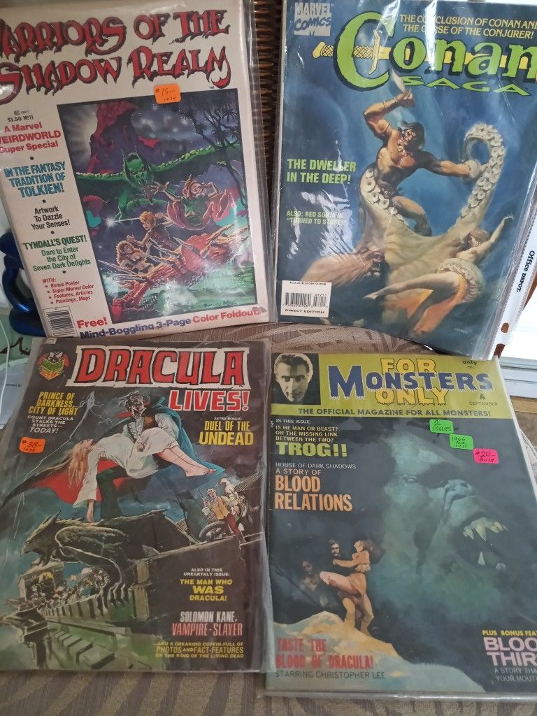 Rare Horror And Monster magazines From The'60s And '70s