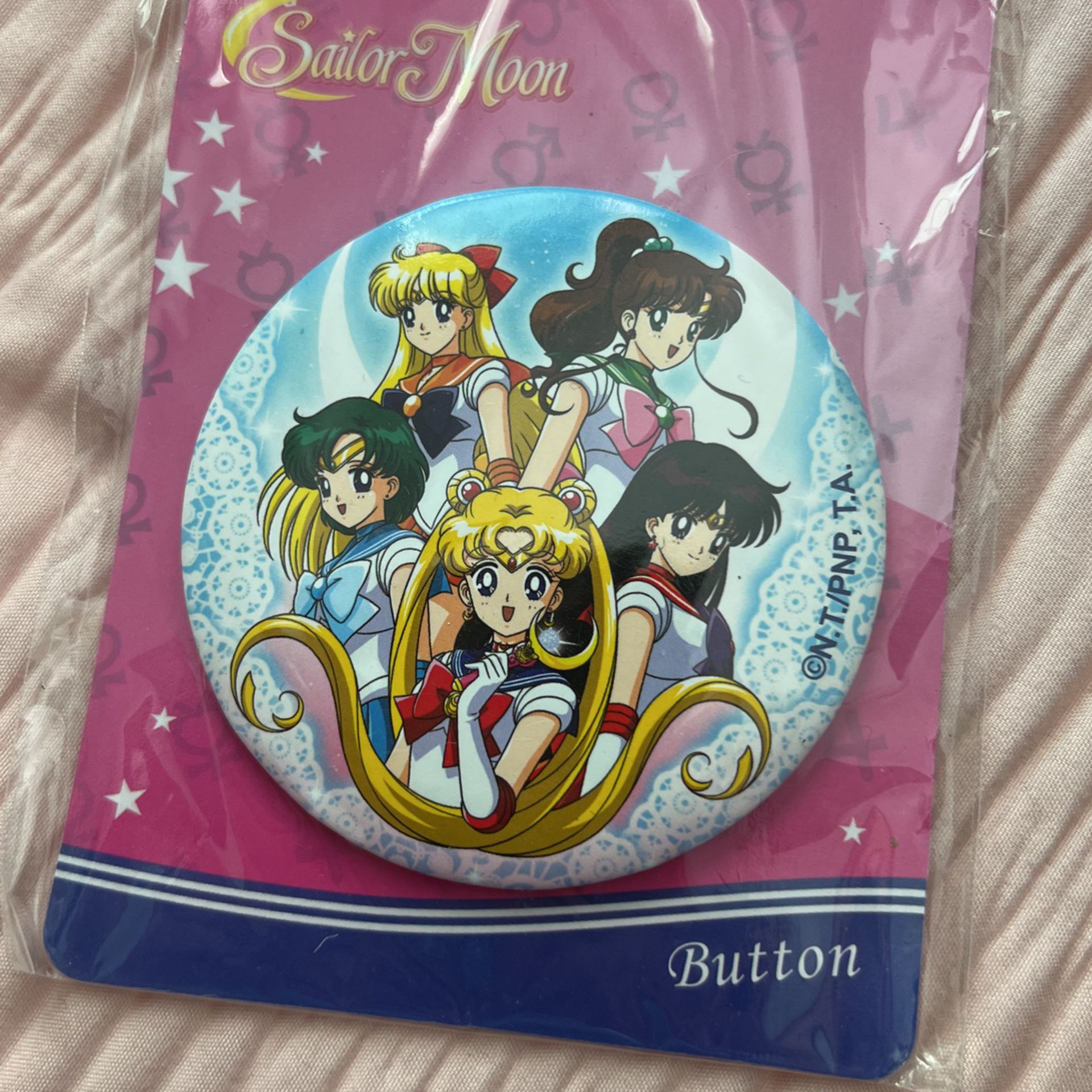 Sailor Moon Scouts Button Pin