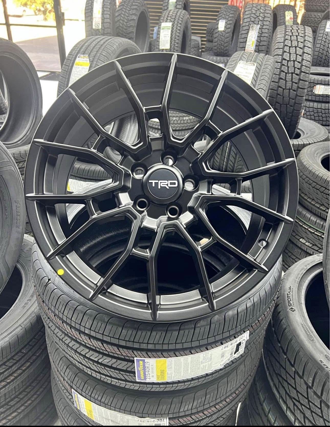 New Wheels 19" Matte Black TRD TR11 In Stock For Camry, WE FINANCE