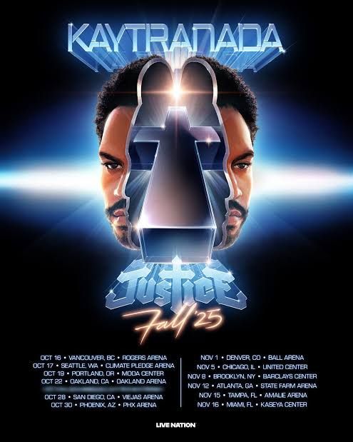 Justice x Kaytranada Portland Moda Center 10/19 GA Floor 2 tickets