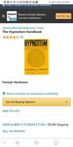Hypnotism handbook