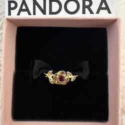 Disney Beauty and the Beast Rose Ring Gold