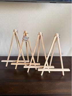 wooden Easel 4pc all new 12.5"