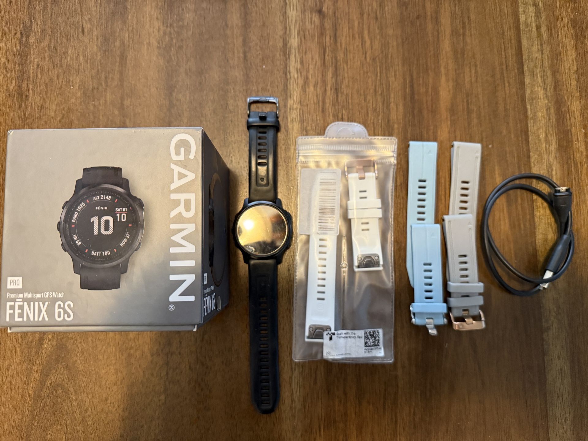 Garmin Fenix 6s Pro With 4 Bands
