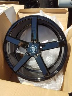 Brand new 18" gloss black wheels 5 lug