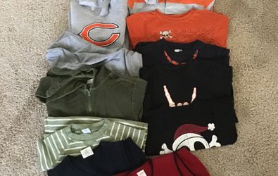 Boys lot of long sleeve shirts size 5-6