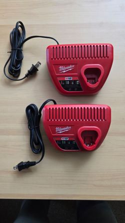 Milwaukee M12 Battery Chargers – New