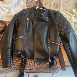 Zara Leather Jacket Size XS