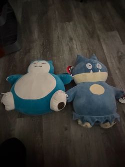 Pokémon Snorlax and Munchlax Large Plush Set