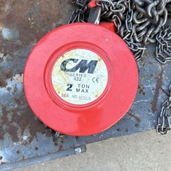 CM SERIES 622 2 TON MAX, HAND HOIST