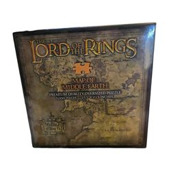 Lord of  Rings Map of Middle Earth 1000 Piece Jigsaw Puzzle Noble Collection