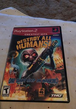 PS2 Destroy all Humans