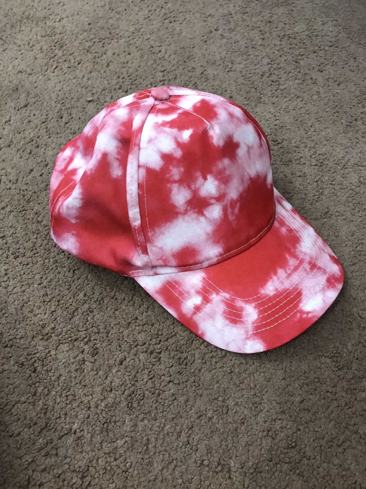 Gertex Pink Tie Dye Baseball Cap Hat Women’s One Size New