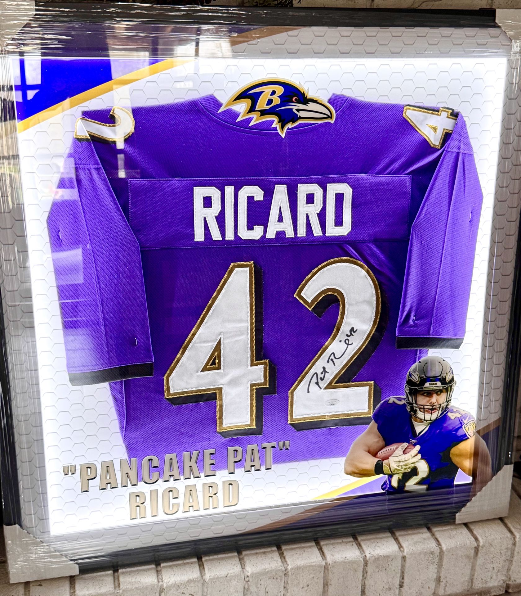 Patrick Ricard Autographed Baltimore Ravens Jersey