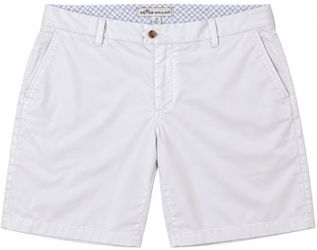 Peter Millar Men’s Chino Golf Shorts Size 36 White 100% Pima Cotton Casual