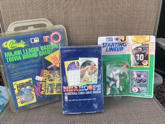 1980s Collector Sports Cards And Figurines