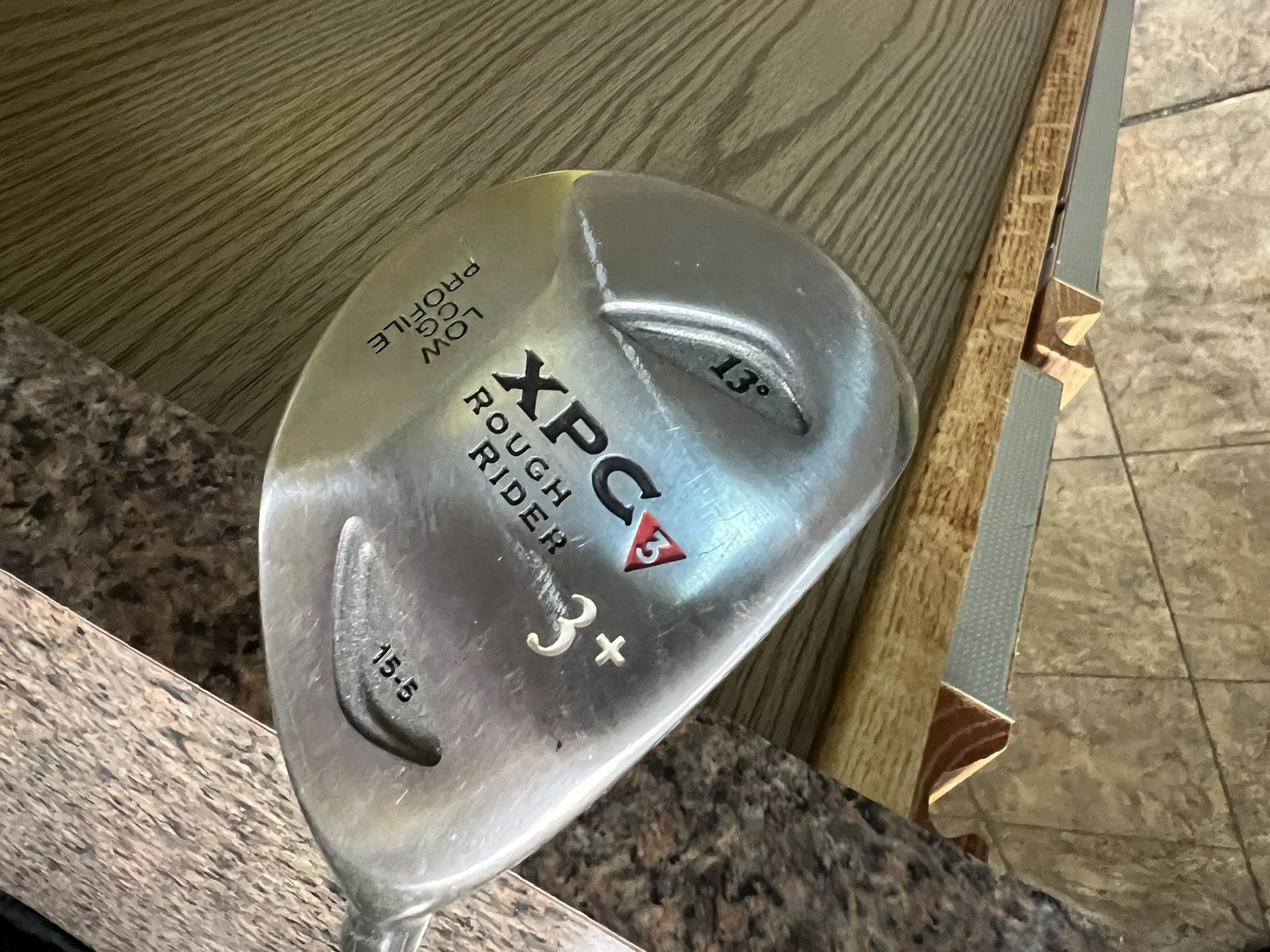 Golf, unique club, rough rider, 13° low profile, GR888 grips and grooves, $59