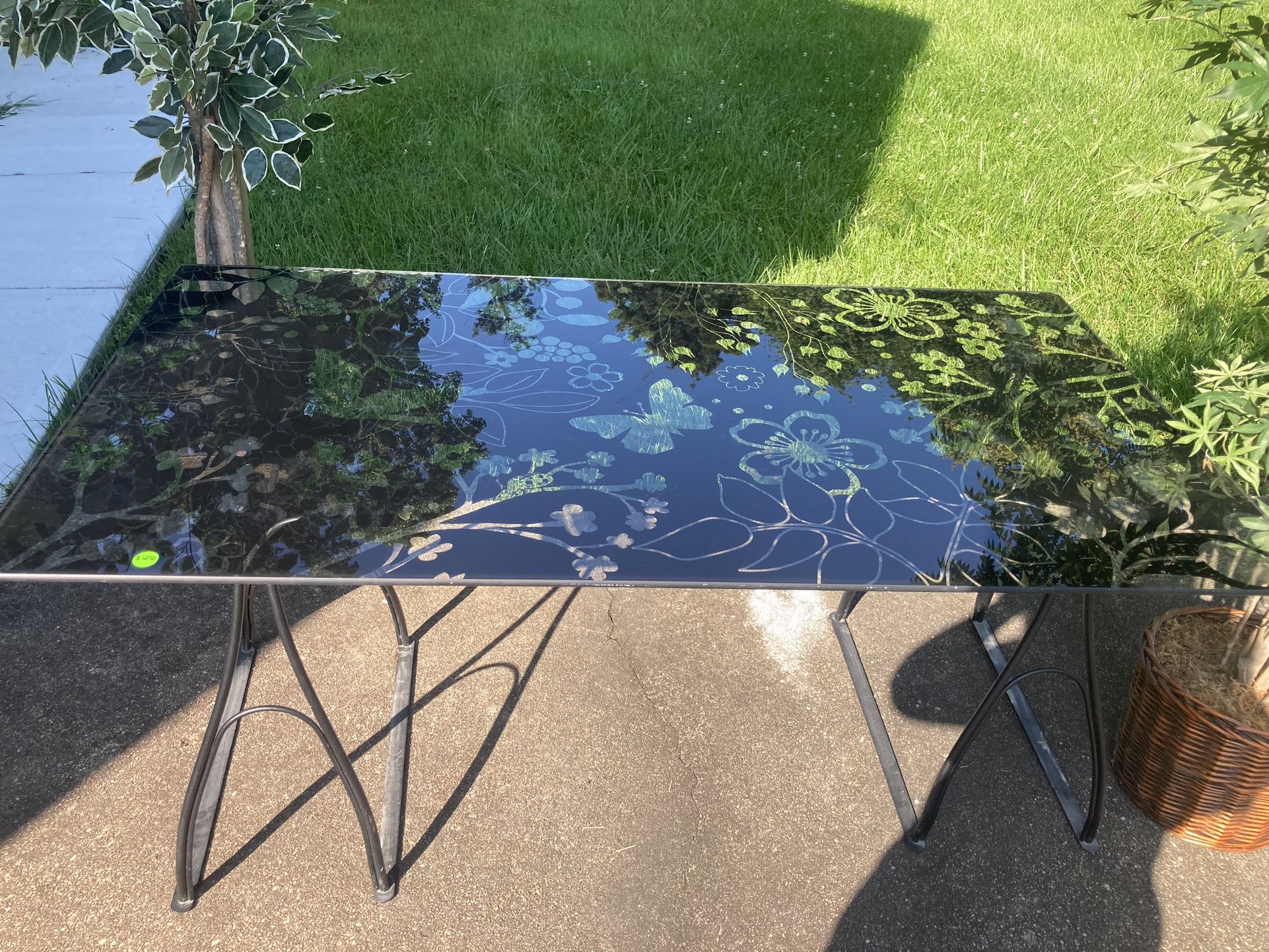 Glass Desk