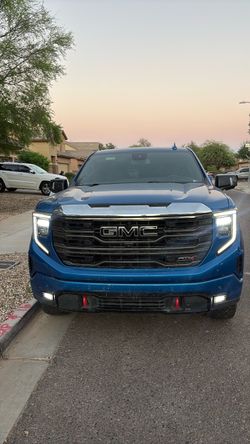 GMC Sierra AT4 Pickup Truck Blue