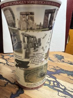 unique Stonehenge pattern mug.