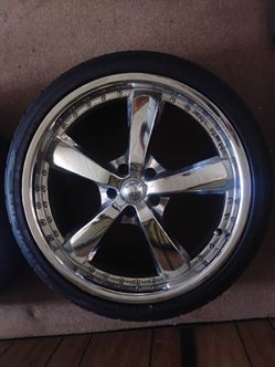 20-in rims and tires