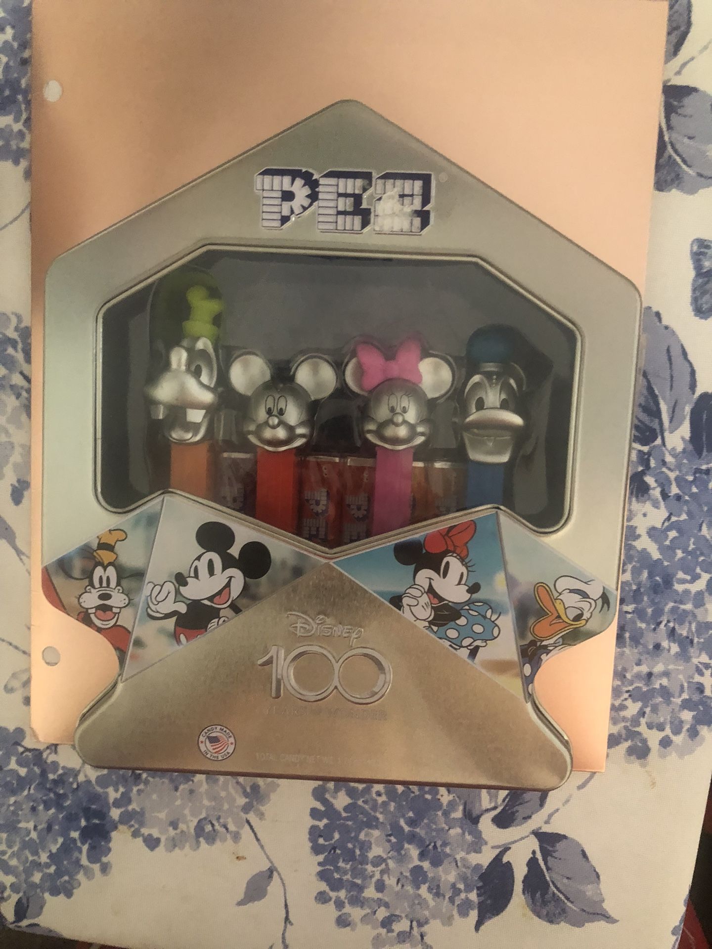 Disney 100th Pez Tun Container