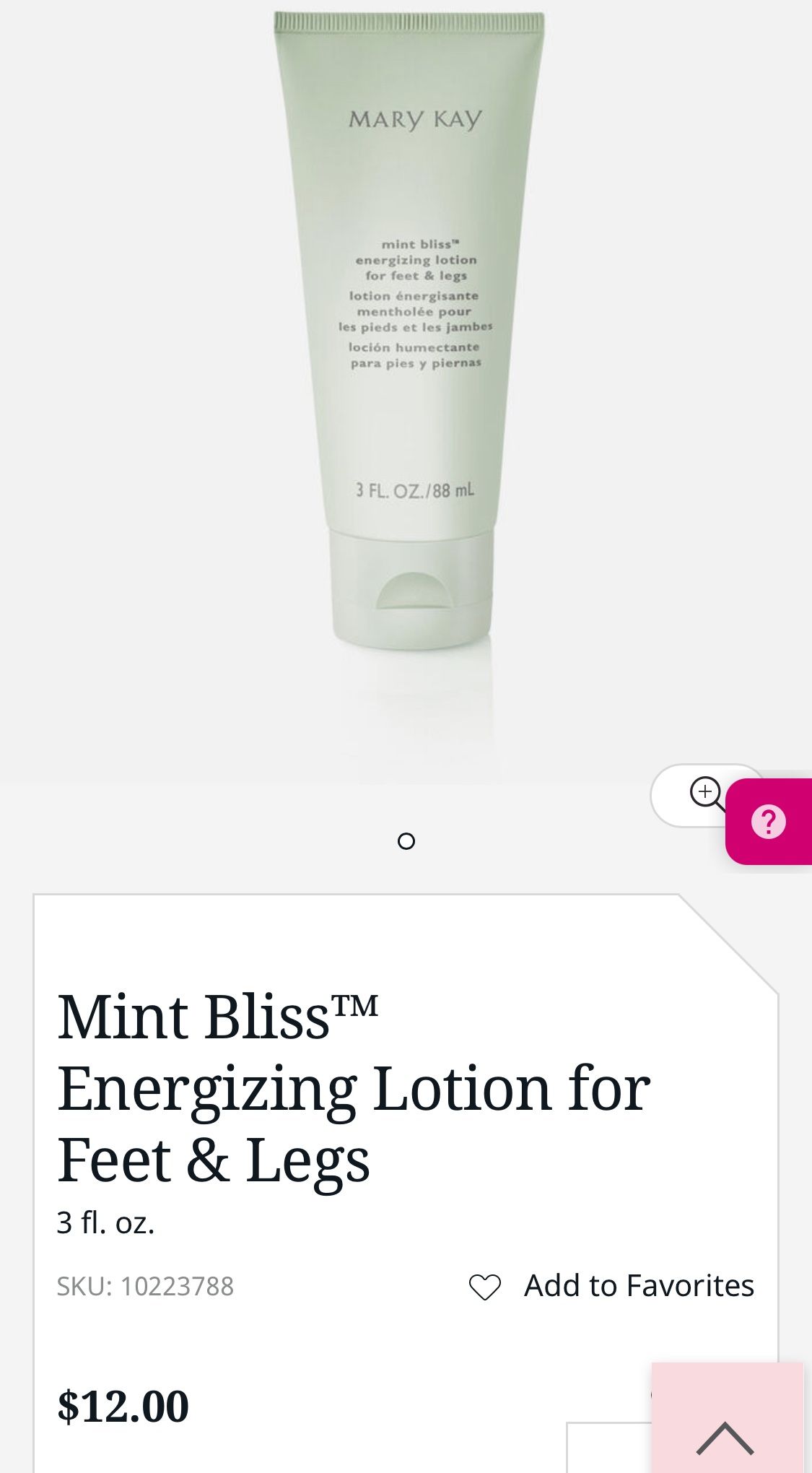 Mint Bliss ™ Energizing Lotion