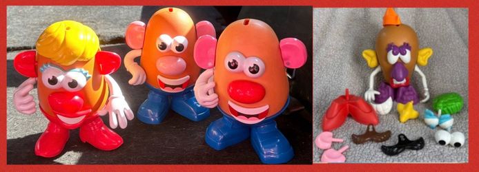 mr & mrs potato head, i have hundreds of items just click my profile photo